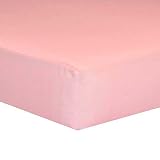 Pink 100% Cotton Percale Crib Sheet