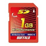 RSDC-G1G/RD SDメモリーカード高速モデル 1GB レッド