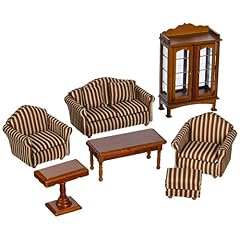 Melissa & Doug Deluxe Doll-House Furniture- Living Room Set