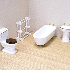Melissa & Doug Deluxe Doll-House Bathroom Furniture