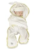 Teddytoes Cotton Lt. Yellow Satin Trim Sz 1 (0-6 Mo)