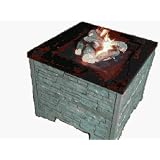 28" Stone Gas Firepit