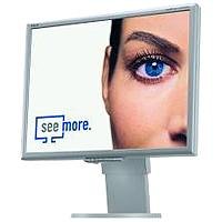 Notebooks: NEC LCD-2070VX 20 Zoll TFT Monitor, DVI / analog, silber / schwarz (Kontrast 800:1, 5 ms Reaktionszeit)