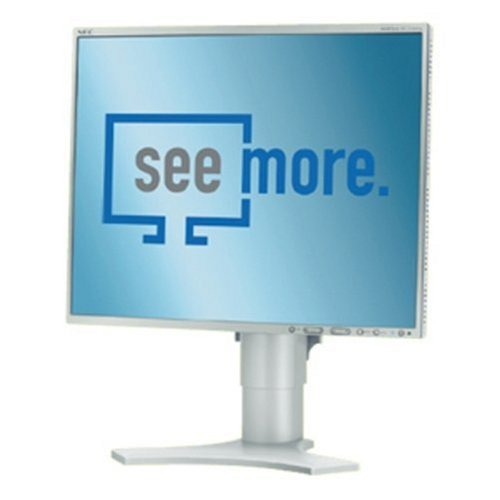 Notebooks: NEC LCD-1990FXP 19 Zoll TFT Monitor, DVI / analog, silber / weiss (Kontrast 1500:1, 8 ms Reaktionszeit)