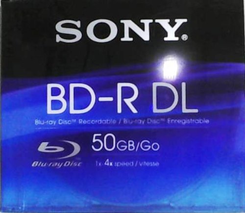 Festplatten: Sony Blu Ray Recordable, single, 50GB