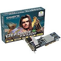 Handys ohne Vertrag: GigaByte GF FX 5200 128MB DDR 64BIT AGP NVIDA Grafikkarte, Retail