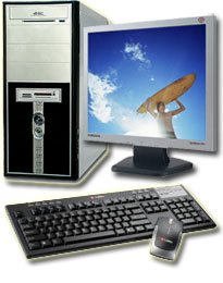 Camcorder: CSL Speed Vision 7055 Desktop-PC (Pentium D 805 2x 2666 MHz, 120GB HDD, 512MB DDR2, DVD, Sound, LAN, 19 Zoll TFT, Microsoft Funktastatur & -maus)