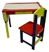 Childrens Wooden Art Desk and Chair with 100 ft. Roll of Paper