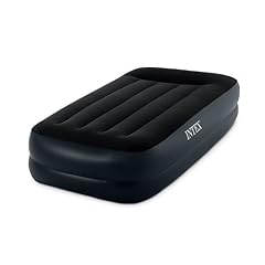 Intex Pillow Rest Twin Airbed with Built-in Electric Pump