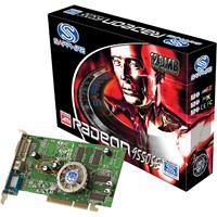 Festplatten: Sapphire Radeon 9550SE RoHS Retail Grafikkarte AGP 128 MB Radeon 9550 SE DDR TV-Out DVI