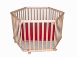 6-Sided Playpen-Red