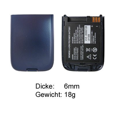 Kamerazubeh&ouml;r: BENQ-SIEMENS Akku 600 mAh Li-Ion bl.EBA-190