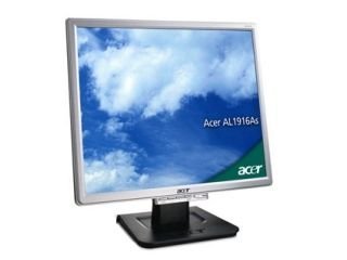 Elektronik Und Foto: Acer AL1916AS 19 Zoll TFT LCD Monitor silber/schwarz (8Ms Reaktionszeit, Kontrast 700:1)