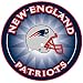 NFL Absorbent Thirstystone Coasters with Matching Collectible Tin - New England Patriots