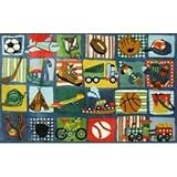 Funky Boys Quilt Rug