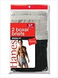Hanes Boxer Briefs (Black/Grey) 2 PACK - 2349AT