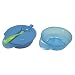 2 x Weaning Bowls & Lids Blue