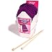 Szechuan Scarf - Scarf Knitting Kit with Bamboo Knitting Needles and Instructions: Sweet & Sour