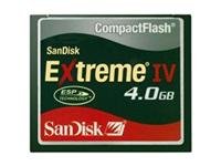 Festplatten: SanDisk CF CompactFlash 4GB EXTREME IV Highspeed Speicherkarte (Retailverpackung)
