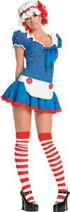 Sexy Raggedy Ann Rag Doll Adult Costume