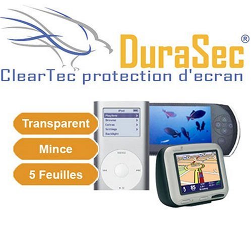 Zubeh&ouml;r: 5 x DuraSec ClearTec Displayschutzfolie f�r Garmin eTrex Legend C
