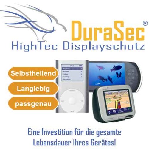 Digitalkameras: DuraSec HighTec Displayschutzfolie f�r Navigon Transonic 5000