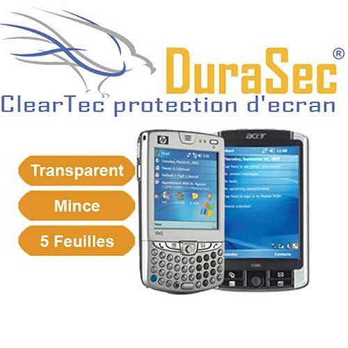 Zubeh&ouml;r: 5 x DuraSec ClearTec Displayschutzfolie f�r Sharp Zaurus SL-C3100