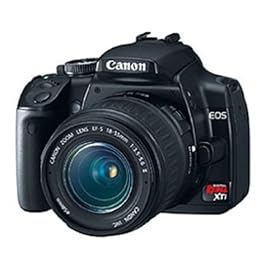 Canon Digital Rebel XTi 10.1MP Digital SLR Camera with EF-S 18-55mm f/3.5-5.6 Lens (Black)