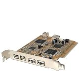 3-Port Firewire 800 1394b/3-Port USB 2.0 PCI Controller Card