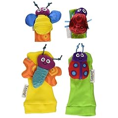 Lamaze Garden Bug Wrist Rattle/Foot Finder Set