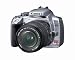 Canon Digital Rebel XTi 10.1MP Digital SLR Camera with EF-S 18-55mm f/3.5-5.6 Lens (Silver)