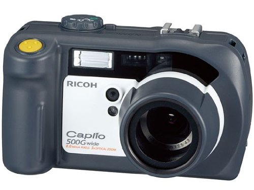 Speicherkarten: Ricoh CAPLIO 500G Wide Digitalkamera (8,13 Megapixel, 3-fach opt. Zoom, SD-Karten Slot)