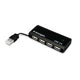 Kensington PocketHub Mini 2.0 4-Port Portable USB Hub K33399US