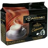 Gevalia Cappuccino, T-Discs for Tassimo Hot Beverage System, 8-Count Packages (Pack of 2)
