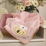 Tropical Punch Appliqu?Sherpa Blanket