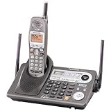 Remanufactured Panasonic KX-TG6500B 5.8 GHz DSS Expandable 2-Line Cordless Phone (Black)