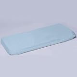 Crib & Toddler Poly/Cotton Sheets - Color Light Blue - Flat