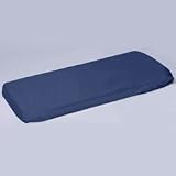 Round Crib Poly/Cotton Sheets - color navy