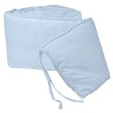 Tailored Baby Round Crib Bumpers - Color Light Blue