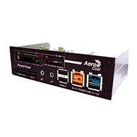 Elektronik und Foto: AeroCool PowerPanel schwarz Speicherkartenleser/schreiber USB2.0 f�r CF/MD/SM/SD/MMC/MS/xD/TF