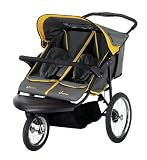 InStep Safari Swivel Double Stroller (Yellow/Grey/Black)
