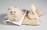 Linn Chenile Tan Cat My Lil Banky Baby Blanket
