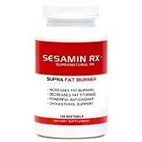 Sesamin Rx- Supranatural Rx Sesamin Fat Burner, 120c