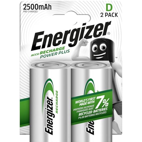 Drucker: Energizer HR 20 D Accu Mono 2500 mAh 2er Pack