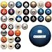 San Diego Chargers NFL Billiard Balls