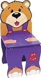 Wyndham House Hand Painted Childrens Bear Chair