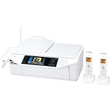 SHARP 見楽るプリント ファクシミリ複合機 ホワイト UX-MF60CW (1台8役, ADF搭載, 子機2台, 液晶4.3型ASVカラー)