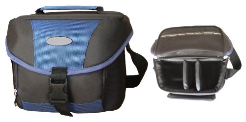 Kompaktanlagen: Kameratasche aus wasserfestem Material-(Innen teilbar durch 3 Innenw�nde, mit Tragegurt f�r Schulter, zwei Seitentaschen)