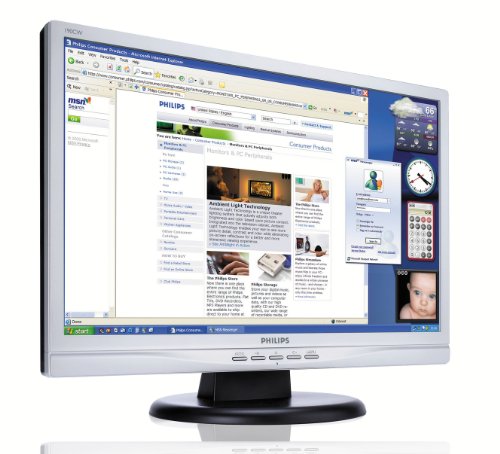 Projektoren: Philips 190CW7CS Monitor LCD-TFT 19.1' 1440 x 900 TCO99 Silber/Schwarz