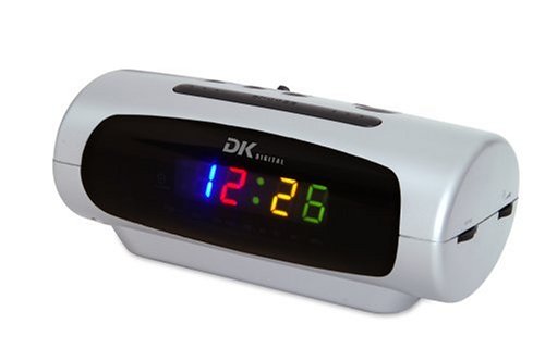 Digitalkameras: DK Digital RU 100 Uhrenradio silber